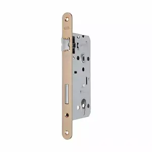 LOB Z95B Mortise Lock for Cylinder, 90/50, Zinc Plated with Strike Plate
