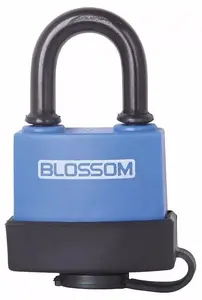 Замок навесной BLOSSOM LS5740 с ПВХ защитой
