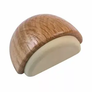 AMIG 406 Adhesive Doorstop, Oak Color