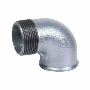 JINAN MEIDE G92 40 Galvanized Malleable Iron Elbow 1 1/2 inch Male/Female