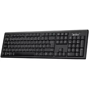 Sandberg USB Wired Office Keyboard Nord tastatūra QWERTY Ziemeļvalstu Melns