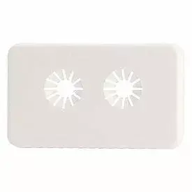 Giacomini R175BY001 Double Pipe Cover for 12-18mm Pipes