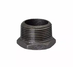 Jinan Meide B241 Reducing Bushing 2 inch x 1 1/2 inch Female to Male Black