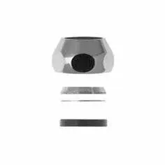 BENKISER hromēts uzgrieznis 1/2 collas x 10 mm