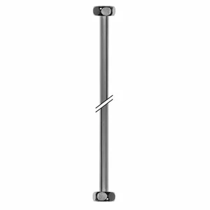 BENKISER savienojuma caurule DN10 80 cm ar 2 skrūvsavienojumiem