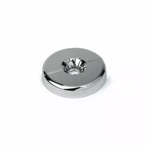 Giacomini T175D Plastic Front Cover for Pipe, Chrome, 12-18 mm