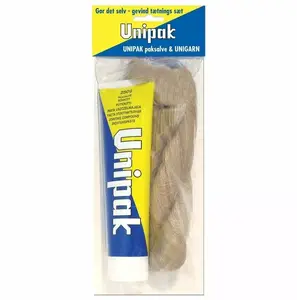 UNIPAK DIY Maxi Sealing Set with 250g Paste and Flax Fiber