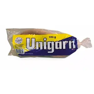 Yarn Unipak FLAX UNIGARN 100 g — natural linen yarn, 100 g skein