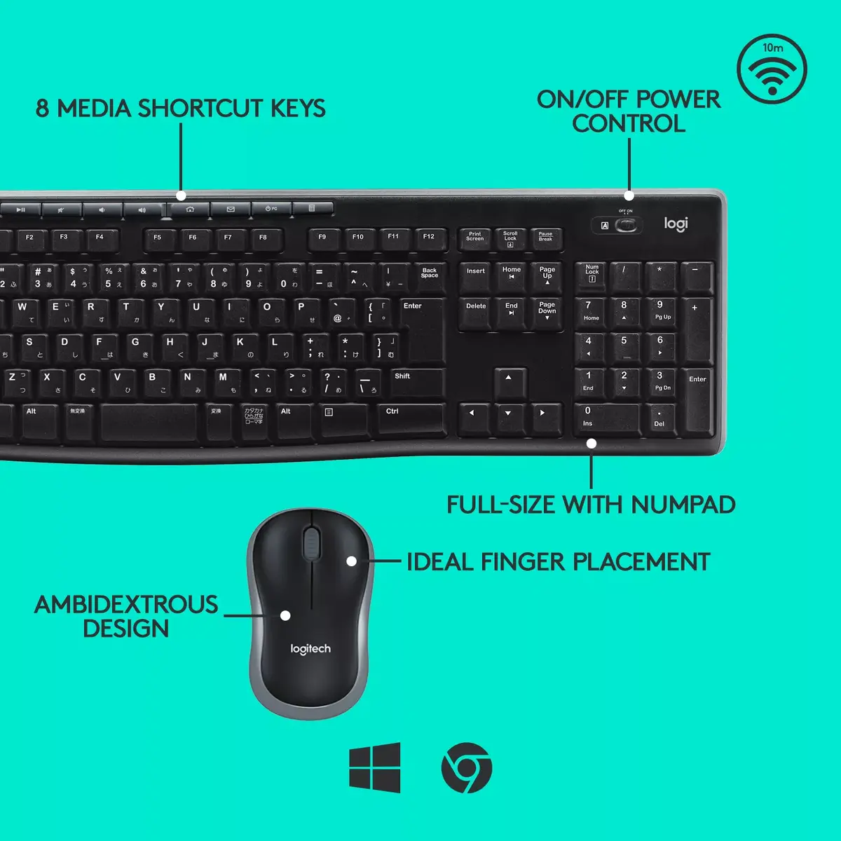 Bezvadu komplekts MK270 Logitech Photo 10
