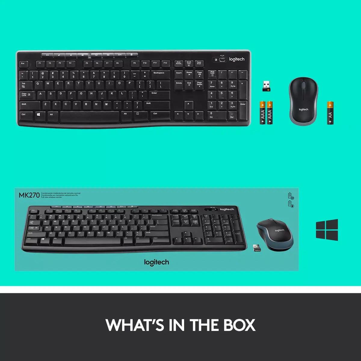 Bezvadu komplekts MK270 Logitech Photo 14