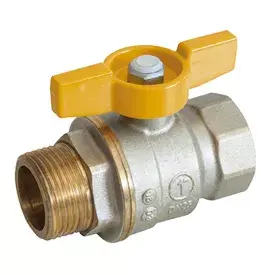 Шаровой кран для газа Giacomini R734GAX003 1/2 дюйма наружная/внутренняя резьба