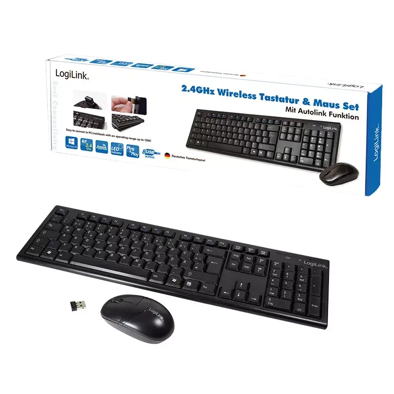 Bezvadu tastatūra un pele LogiLink ID0104 Photo 5