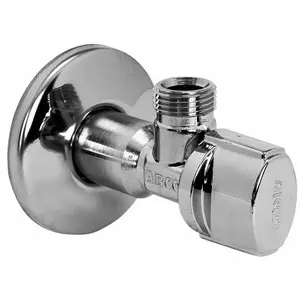 Угловой клапан ARCO A-80 1/2"×1/2" без гайки (модель NOV06)
