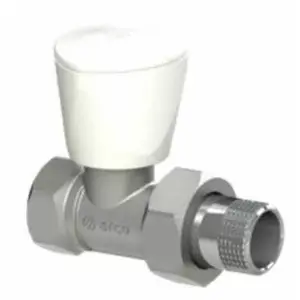 Radiator valve straight ARCO TEIDE 1/2" F – angled connection not stated