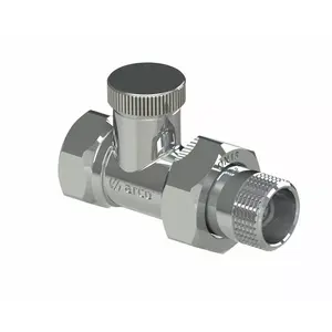Прямой кран-арматура для радиатора ARCO 1/2" внутр., хром