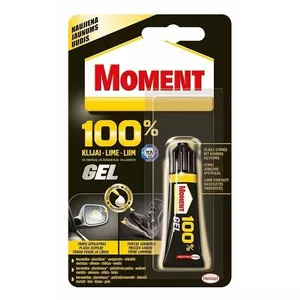 Līme MOMENT 100% Gel 8 g — tūlītēja gēla līme precīziem remontdarbiem