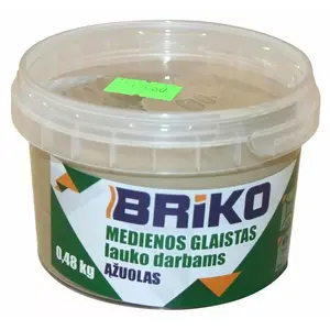 Koka glazūra BRIKO ozola tonis 0,48 kg — koka pārklājums