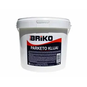 Parketa līme BRIKO 5 kg — BRIKO O05610 līme koka grīdām, sastāvs nav norādīts