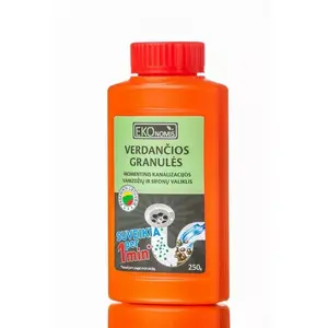 Средство для прочистки труб EKONOMIS гранулы 250 г – EKONOMIS 250 г