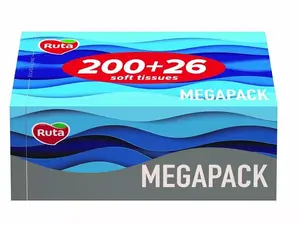 Ruta White Family Pack Facial Tissues, 2-Ply