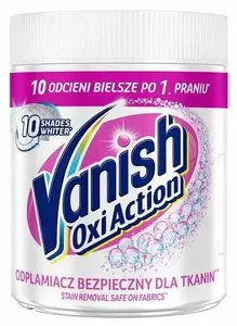 Stain remover Vanish Oxy White 470 g – powder-based laundry stain remover for whites