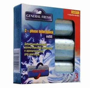 Освежитель для унитаза General Fres Soap Ocean 3x40 г
