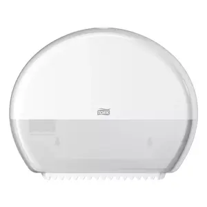 Paper towel dispenser Tork Mini Jumbo Roll 132×345×275 mm, white, MPN 555000