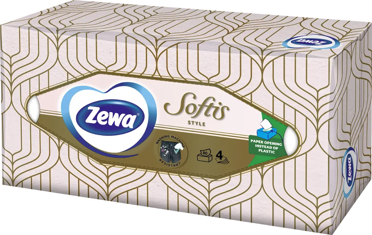 Zewa Softis Box салфетки 80 шт Photo 2