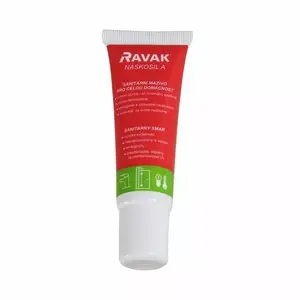 Teflona sanitārā eļļa RAVAK X01104 — smērviela santehnikas savienojumiem un blīvēm