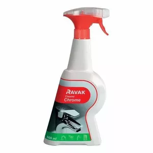 RAVAK Cleaner Chrome 500 ml — tīrīšanas līdzeklis hromētām virsmām