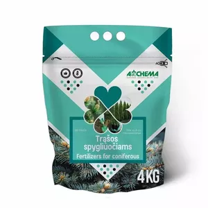 Удобрение для хвойных AGROCHEMA 4 кг — сбалансированное гранулированное питание для сосны, ели и пихты