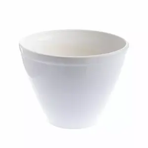 Ceramic flower pot Apple AGAVA 3 D21 — round ceramic indoor planter, model 10010003