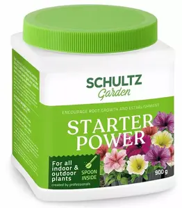 Mēslojums SCHULTZ Starter Food 900 g — starta mēslojums augiem, sabalansēti barības elementi sakņošanai