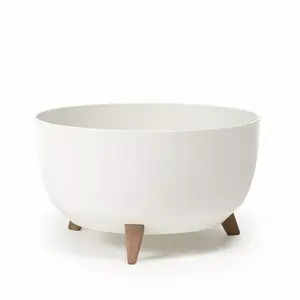 Flower Pot Bowl Lamela Roma 470 Cream – decorative planter bowl, ceramic-look finish