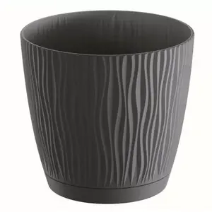 Flower pot Prosperplast Sandy P DSY130P-S433 — plastic planter, outdoor/indoor use, model DSY130P-S433