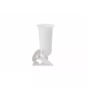 Puķu pods‑vāze FORM_PLASTIC 1070 — cilindrisks keramiskai līdzīgs pods, diametrs 13 cm, augstums 32,7 cm