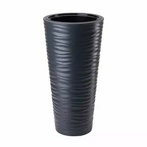 Flower pot FORM_PLASTIC SAHARA SLIM 2723-014 — model D30 H30, plastic plant pot