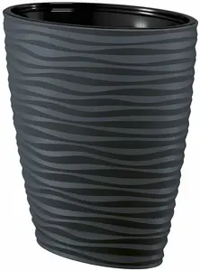 Кашпо FORM_PLASTIC Sahara Dunes D60 3116-014 — круглый пластиковый горшок, модель D60