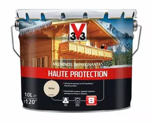 Impregnējums V33 IMPREGNATOR HAUTE PROTECTION WHITE 10 L — koksnei un akmenim