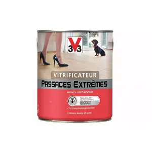 Grīdas laka V33 MATTED bezkrāsains 2,5 L — ūdens bāzes koka pārklājums