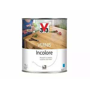 V33 Matted Furniture Varnish Colourless 1 — bezkrāsains matēts mēbeļu lakas pārklājums