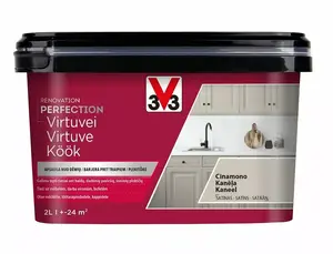 Krāsa V33 Kitchen Perf Cinnamon 2L — virtuves krāsa, kanēļa tonis, 2 l