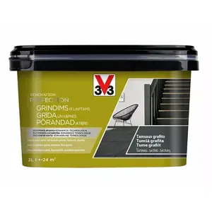 Grīdas krāsa V33 Perf Dark Grafite 2 L — iekšējām grīdām, 2 L