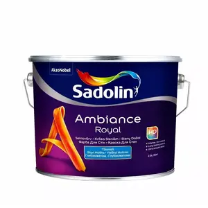 SADOLIN PAINT AMBIANCE ROYAL BW 2.5L — iekšējai lietošanai krāsa, 2,5 l