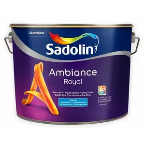 Emulsion Paint Sadolin PAINT AMBIANCE ROYAL BW 10L — interior water-based paint, 10 L