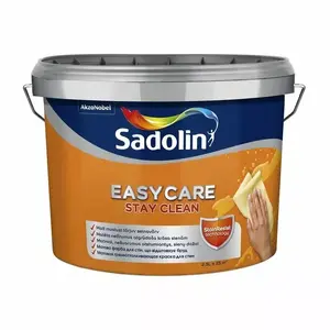 Краска Sadolin PAINT EASYCARE BW 2.5 L — водно‑дисперсионная, для интерьера/экстерьера, 2.5 л