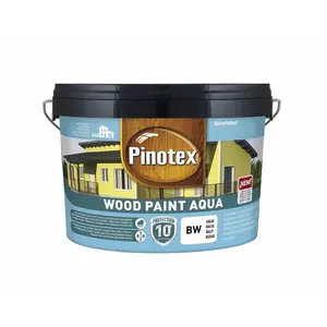 Краска для дерева PINOTEX PINOTEX WOOD PAINT AQUA BW 2,5 л – водно-дисперсионное защитное покрытие, белое