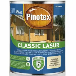 Морилка для дерева PINOTEX Classic Marsh Marigold AE 1 л — защитное покрытие для интерьера и экстерьера