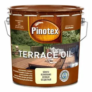 Масло для террасы PINOTEX TERRACE OIL CLR 3L — прозрачное, 3 л