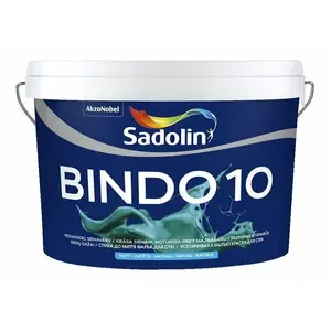 Краска Sadolin Bindo 10 BW 2,5 л — водно-дисперсионная интерьер/экстерьер, 2,5 л